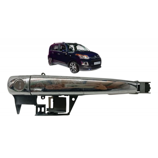 Maçaneta Externa Dianteira Esquerda Citroen C3 Picasso 2012