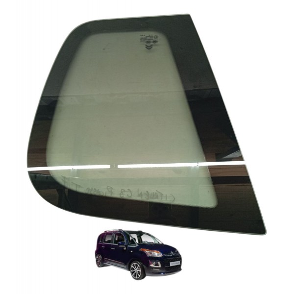 Vidro Fixo Traseiro Esquerdo Citroen C3 Picasso 2012