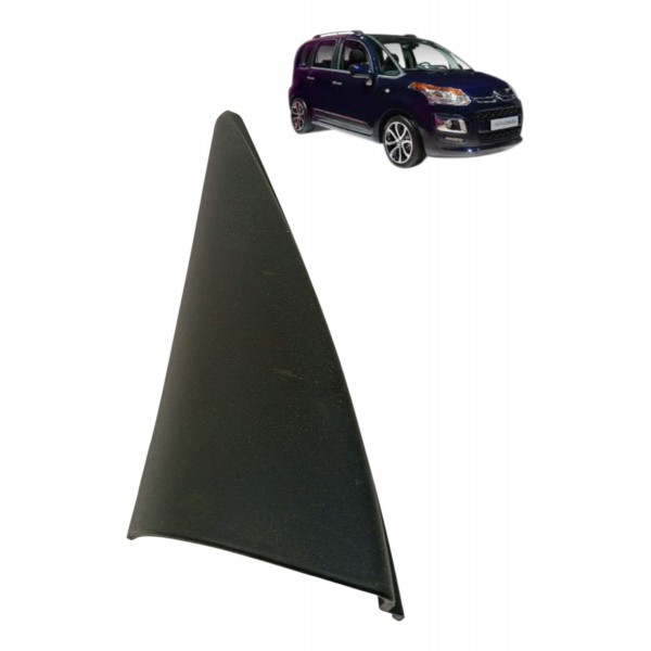 Moldura Interna Retrovisor Esquerdo Citroen C3 Picasso 2012