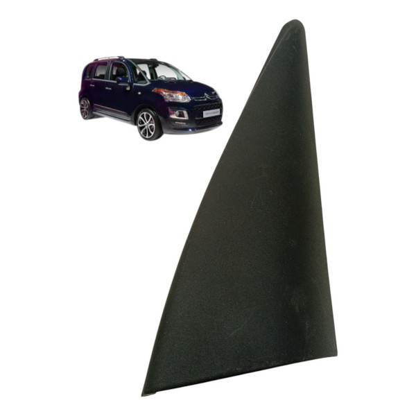 Moldura Interna Retrovisor Direito Citroen C3 Picasso 2012