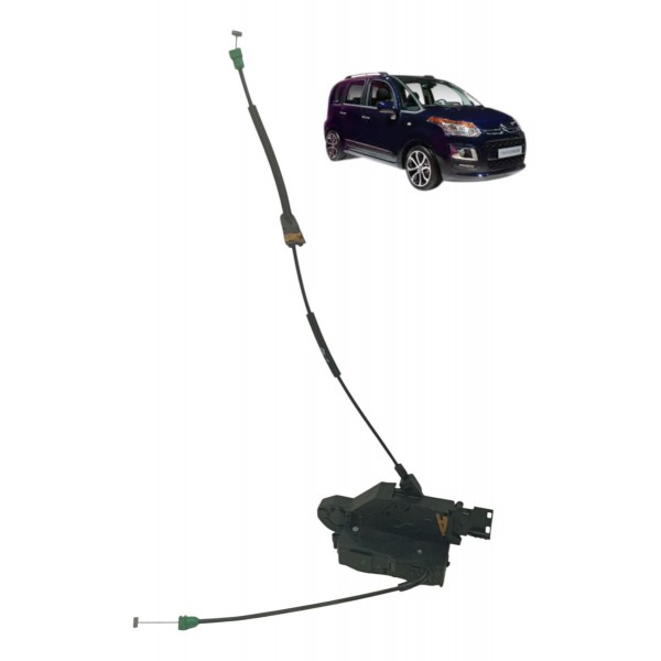 Fechadura Elétrica Dianteira Direita Citroen C3 Picasso 2012