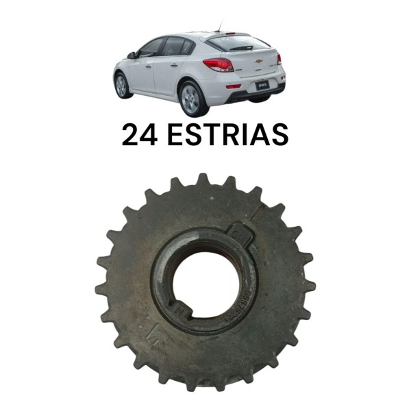 Engrenagem Polia Virabrequim Chevrolet Cruze 1.8 2013 2014