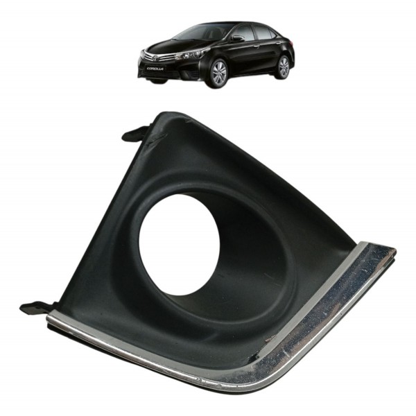 Moldura Farol Milha Direito Toyota Corolla 1.8 2015 2016
