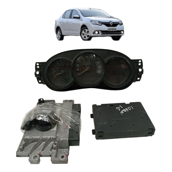Kit Code Injeção Renault Logan 1.6 8v 2016 2017