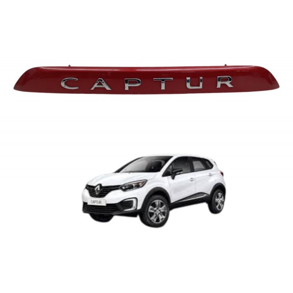 Moldura Friso Traseiro Camera Ré Renault Captur 2020 2021