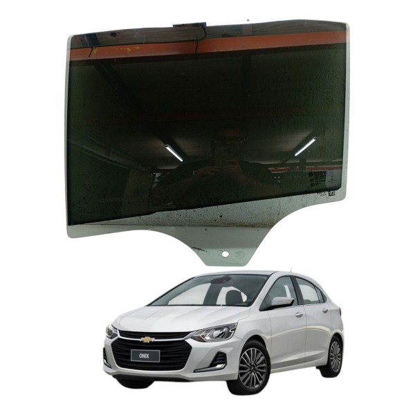 Vidro Porta Traseira Esquerda Chevrolet Onix 2020 2021 2022