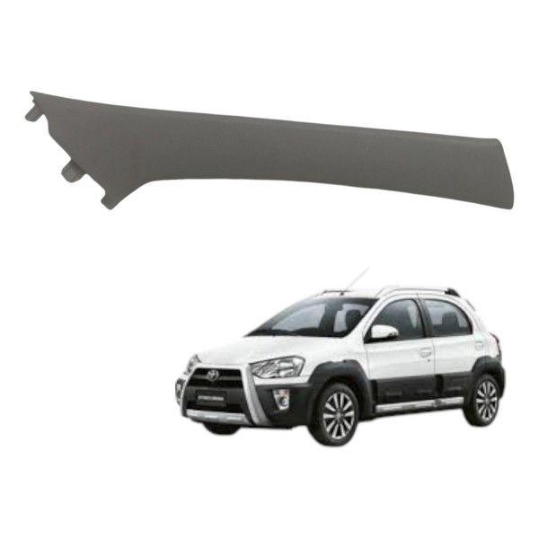 Moldura Direita Coluna Parabrisa Toyota Etios 2015 2016