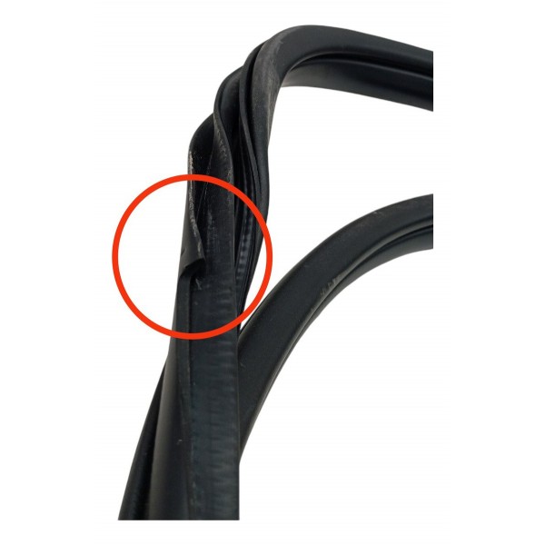 Borracha Interna Porta Traseira Esquerda Hyundai Hb20 2010