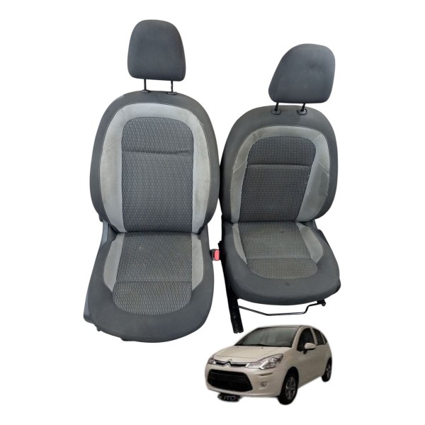 Jogo Bancos Tecido Citroen C3 Tendence 2015 2016