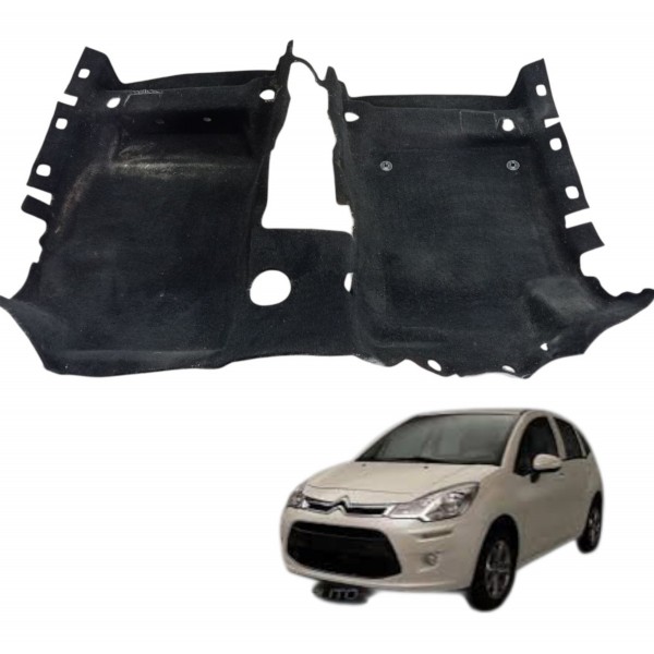 Carpete Assoalho Dianteiro Citroen C3 2015 2016
