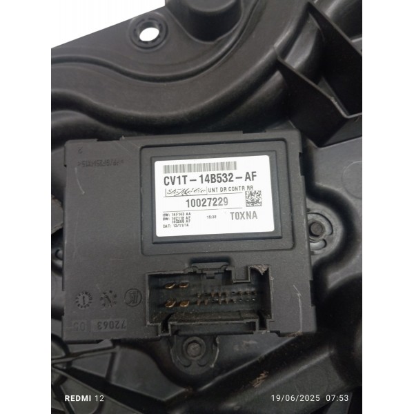 Maquina Vidro Traseira Esquerda Ford New Fiesta 2015 2016