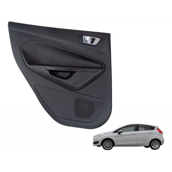 Forro Porta Traseira Esquerda Ford New Fiesta 2015 2016