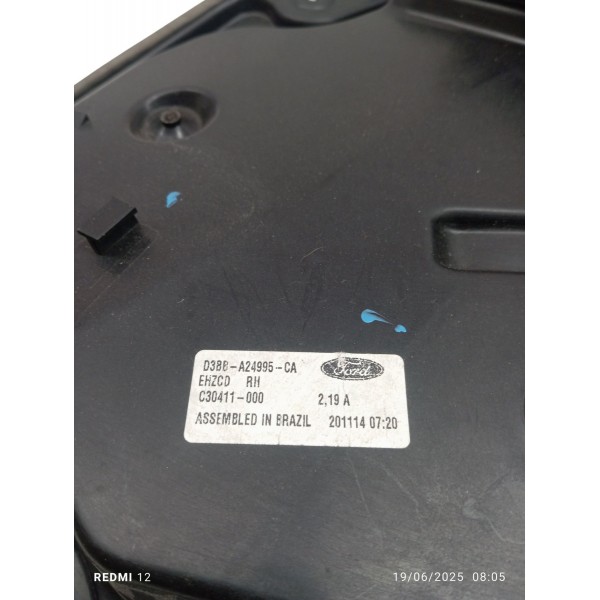 Maquina Vidro Traseira Direita Ford New Fiesta 2015 2016