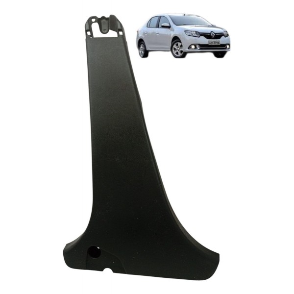 Acabamento Coluna Central Esquerda Renault Logan 2016 2017