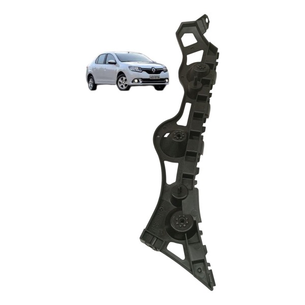 Guia Parachoque Traseiro Esquerdo Renault Logan 2016 2017