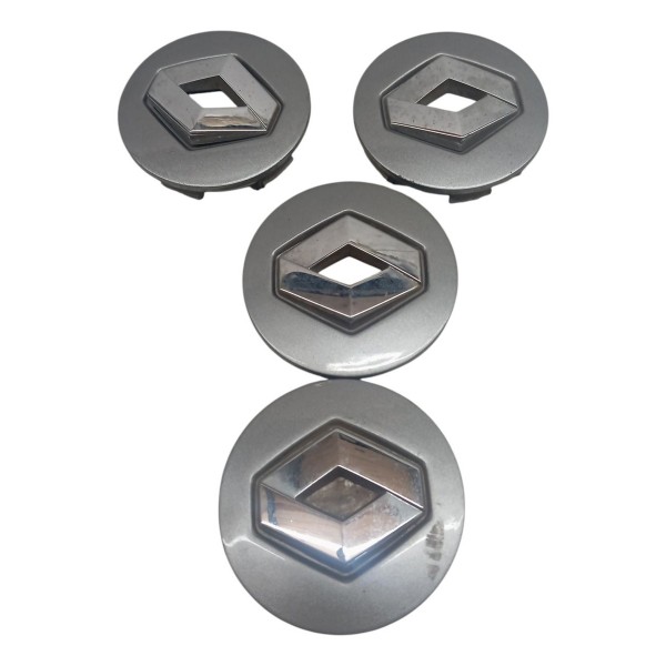 Kit 4 Calotinha Roda Renault Logan 2016 2017