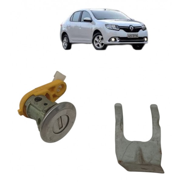 Miolo Chave Porta Dianteira Esquerda Renault Logan 2016 2017