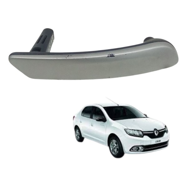 Puxador Porta Dianteira Esquerda Renault Logan 2016 2017