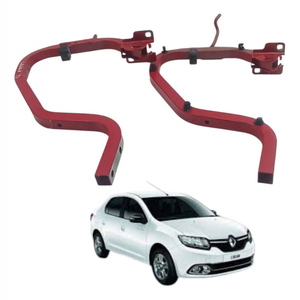 Par Braço Tampa Traseira Renault Logan 2016 2017