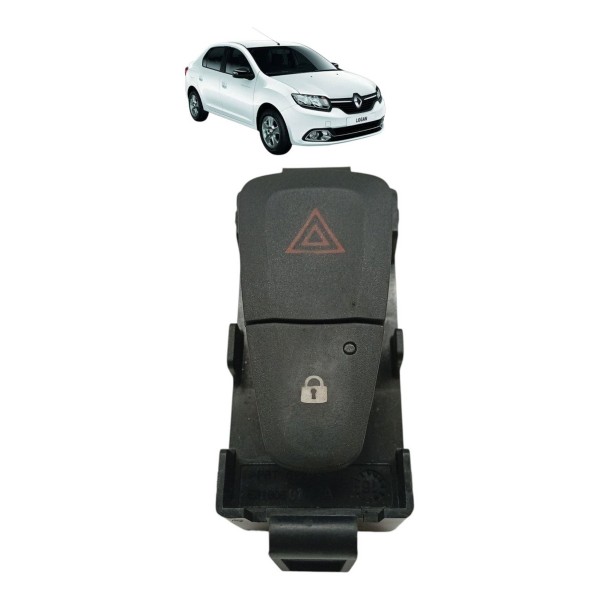 Botão Pisca Alerta Trava Porta Renault Logan 2016 2017