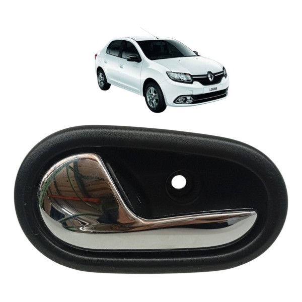 Maçaneta Interna Traseira Esquerda Renault Logan 2016 2017