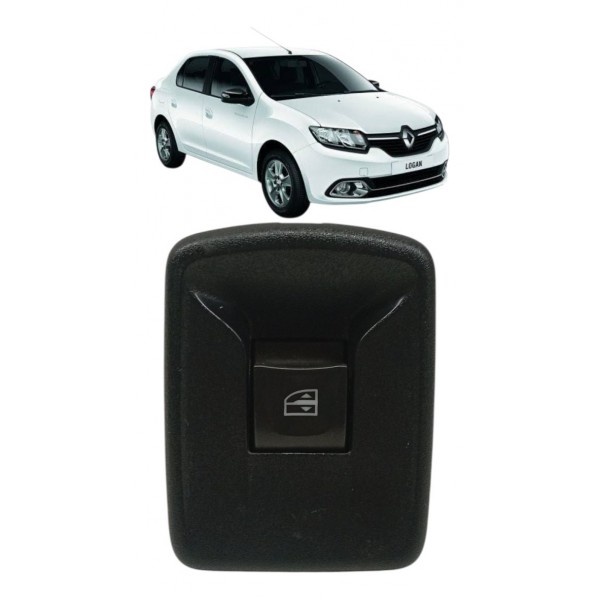 Comando Vidro Traseiro Esquerdo Renault Logan 2016 2017