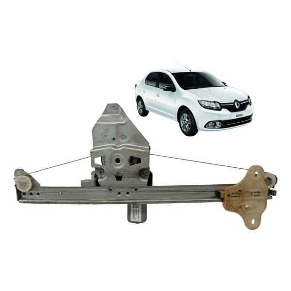 Maquina Vidro Traseira Esquerda Renault Logan 2016 2017