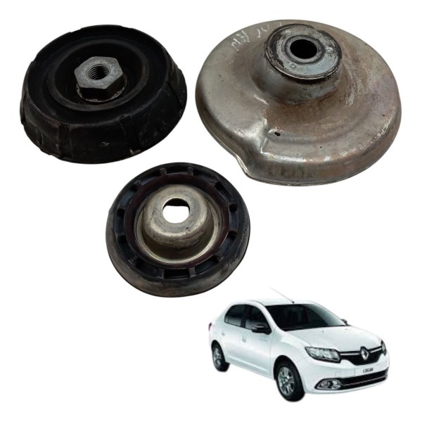 Kit Coxim Amortecedor Dianteiro Esquerdo Renault Logan 2017