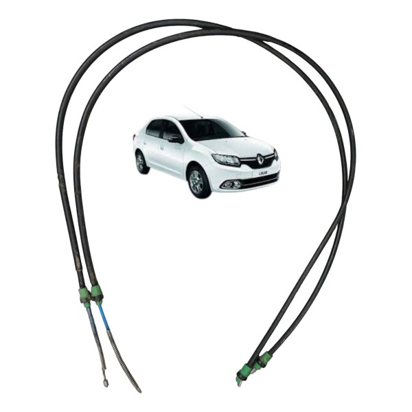 Par Cabos Freio Mão Renault Logan 1.6 2016 2017