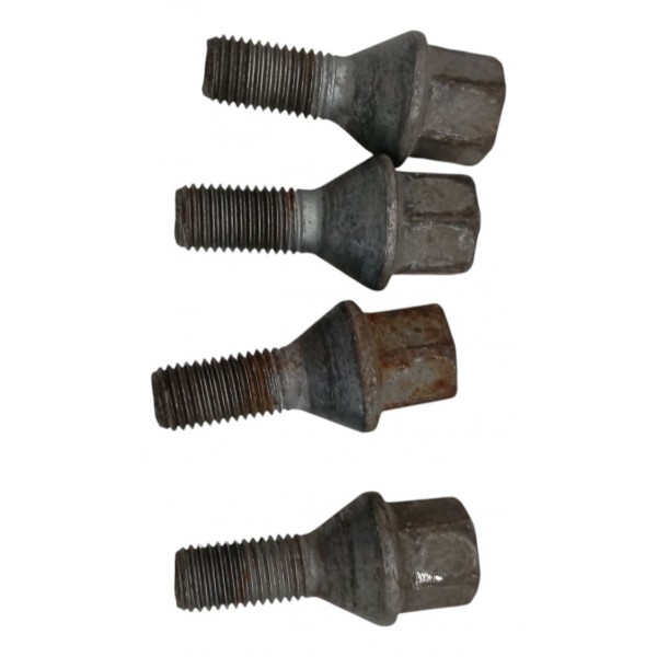 Jogo Parafusos Roda Renault Logan 2016 2017 Amarelo