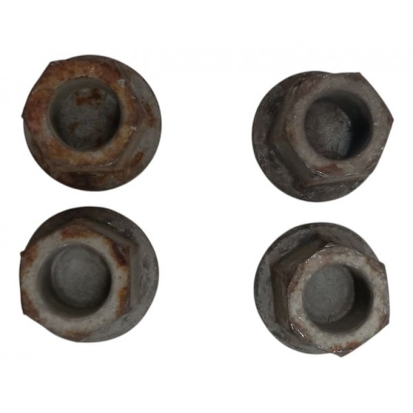 Jogo Parafuso Roda Renault Logan 2016 2017 Amarelo