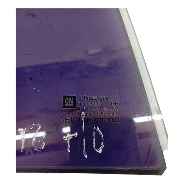 Vidro Fixo Traseiro Direito Chevrolet Vectra 2007 2008