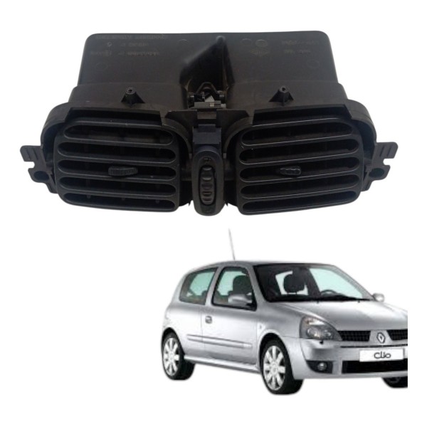 Difusor Ar Painel Central Renault Clio 2005 2006