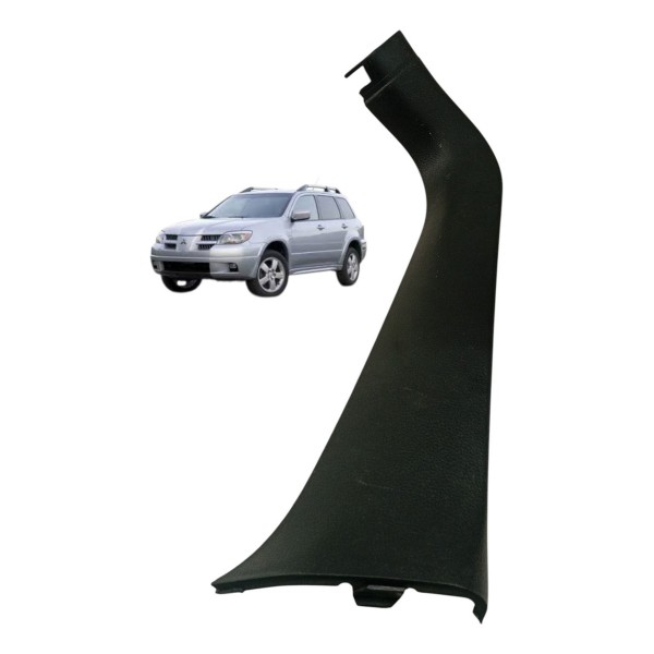 Moldura Esquerda Tampa Traseira Mitsubishi Airtrek 2007 2008