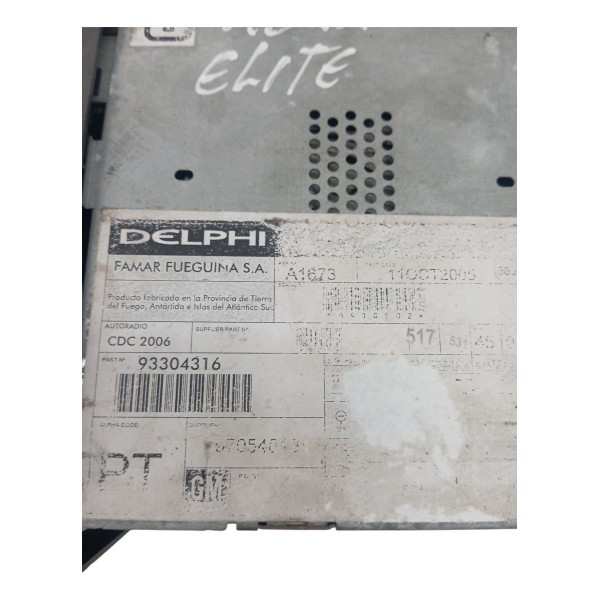 Radio Cd Player Chevrolet Vectra 2007 2008