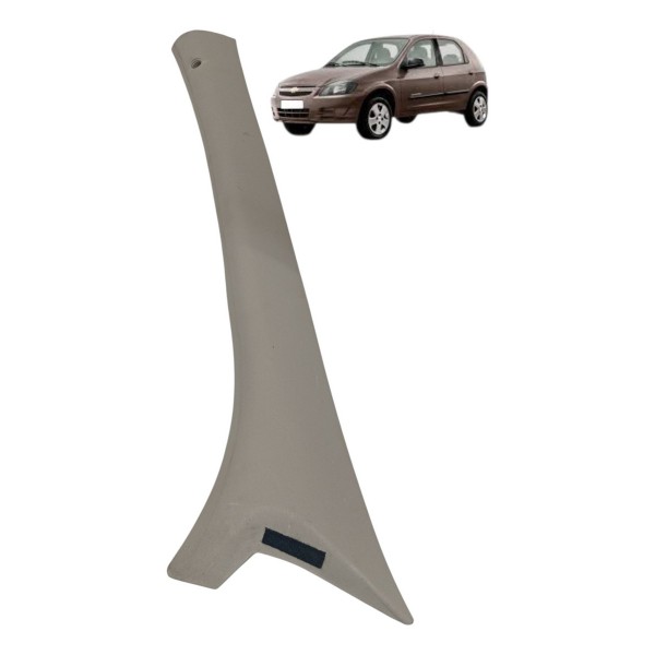 Moldura Coluna Parabrisa Esquerda Chevrolet Celta 2009 2010