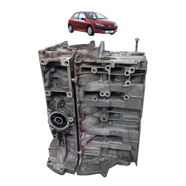 Bloco Motor Citroen C3 Peugeot 206 207 1.4 Fex C/furo