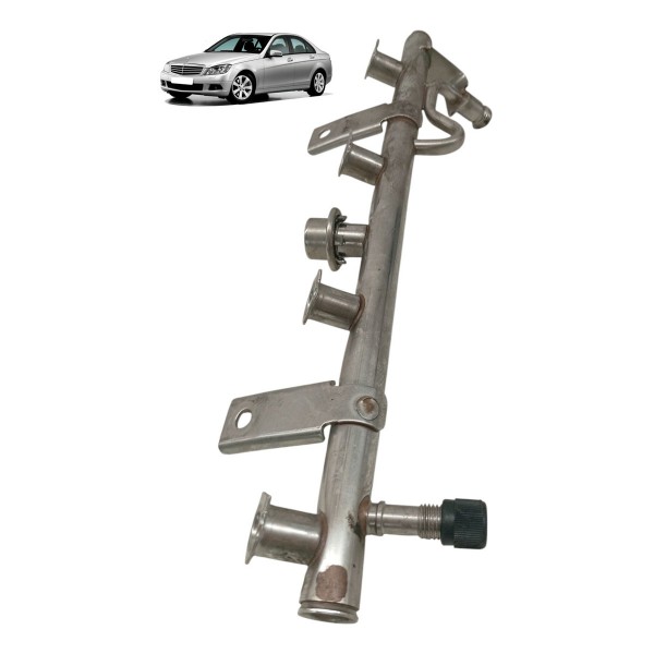 Flauta Bico Injetor Mercedes Benz C200 1.8 Kompressor 2008