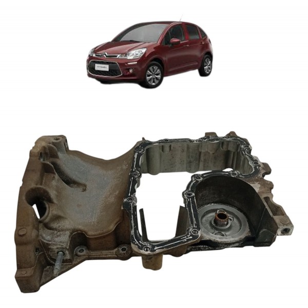 Sobre Carter Oleo Motor Citroen C3 1.2 Pure Tech 2018