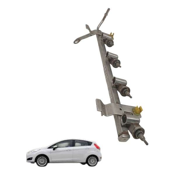 Flauta Bicos Injetores Ford New Fiesta 2014