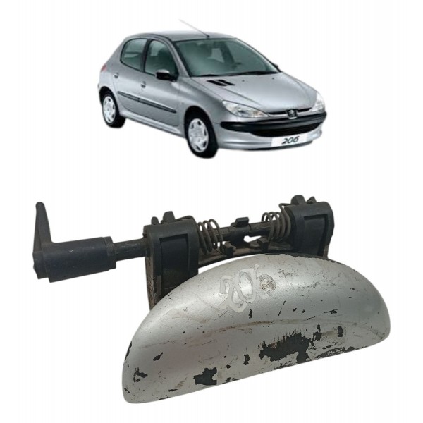 Maçaneta Externa Dianteira Direita Peugeot 206 2004 Detalhe