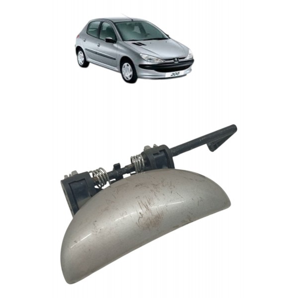 Maçaneta Externa Dianteira Esquerda Peugeot 206 2004 Detalhe