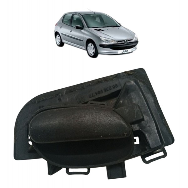 Maçaneta Interna Traseiro Esquerda Peugeot 206 2006 2007