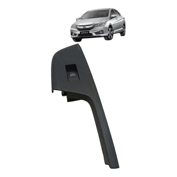 Moldura Botão Vidro Eeletrico Direito Honda City Detalhe