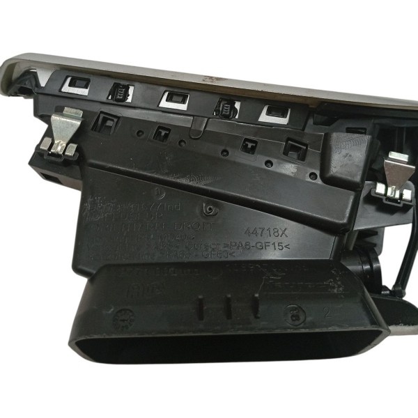 Difusor Ar Direito Friso Prata Peugeot 208 2019