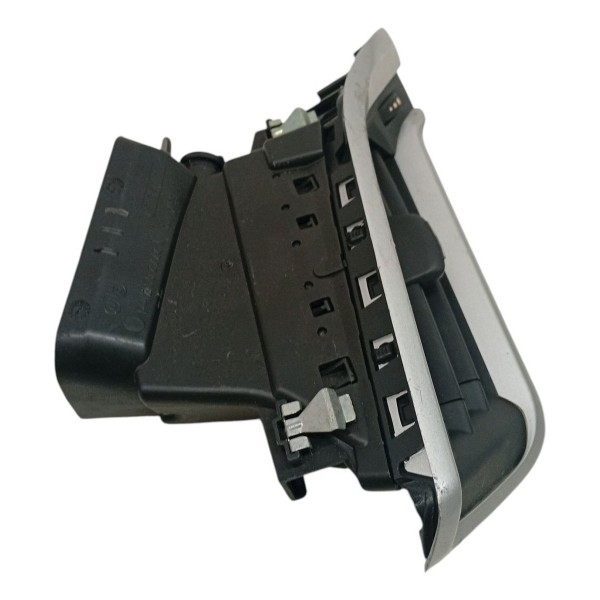 Difusor Ar Esquerdo Friso Prata Peugeot 208 2019