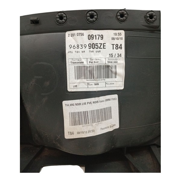 Forro Porta Traseiro Esquerdo Peugeot 3008 2011