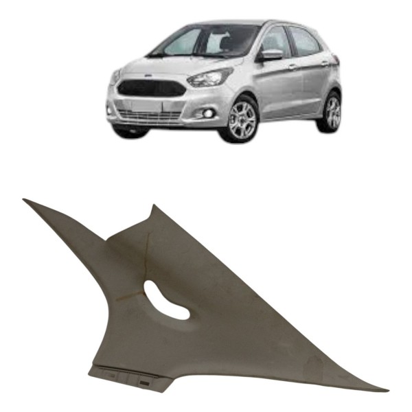 Moldura Acabamento Coluna Traseira Direita Ford Ka 2015 Deta