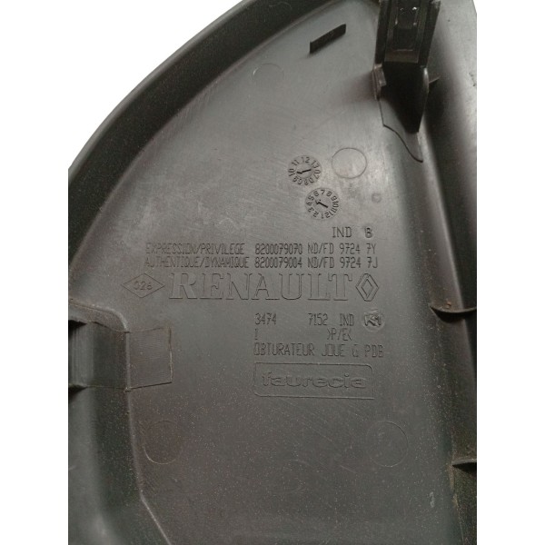 Moldura Acabamento Lateral Esquerdo Painel Megane 2007