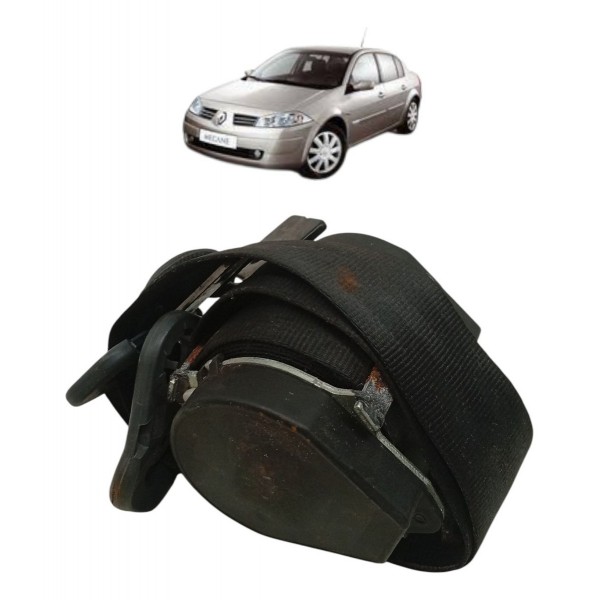 Cinto Segurança Traseiro Esquerdo Renault Megane 2010 Detalh
